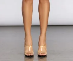 Windsor. Do It With Finesse Peep Toe Stiletto Mules -Formal Dresses Online Shop 07401 0662 2 1