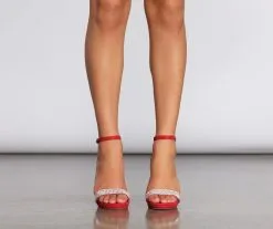 Windsor. Can't Help But Stare Platform Rhinestone Heels -Formal Dresses Online Shop 07401 0721 2