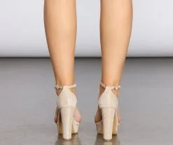 Windsor. Oh My When U Walk By Glitter Platform Heels -Formal Dresses Online Shop 07401 1022 4