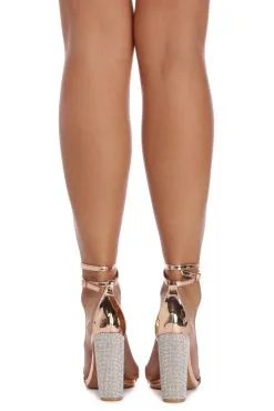 Windsor. Double Strap Rhinestone Heels -Formal Dresses Online Shop 07401 1441 6