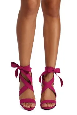 Windsor. Wrapped In Classy Faux Suede Heels -Formal Dresses Online Shop 07401 1747 2