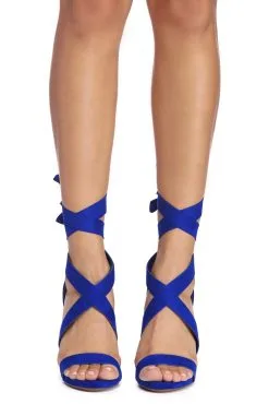 Windsor. Wrapped In Classy Faux Suede Heels -Formal Dresses Online Shop 07401 1931 2