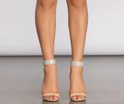 Windsor. Shine A Lil' Brighter Rhinestone Stiletto Heels -Formal Dresses Online Shop 07401 2207 2 1