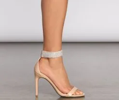 Windsor. Shine A Lil' Brighter Rhinestone Stiletto Heels -Formal Dresses Online Shop 07401 2207 5
