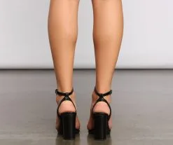 Windsor. So Sophisticated Quilted Faux Leather Block Heels -Formal Dresses Online Shop 07401 3011 5