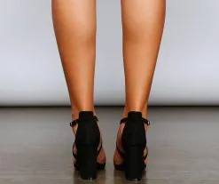 Windsor. Work It Out Crisscross Strap Block Heels -Formal Dresses Online Shop 07401 3078 5 c2b89659 9a22 4058 b502 be044063eaf3