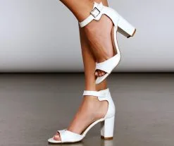 Windsor. Elevated And Chic Low Block Heels