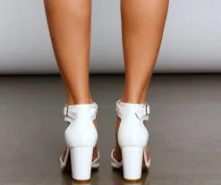 Windsor. Elevated And Chic Low Block Heels -Formal Dresses Online Shop 07401 3178 5