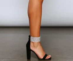 Windsor. Dazzle Queen Rhinestone Block Heels -Formal Dresses Online Shop 07401 3184 4