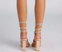 Windsor. The Glam Life Rhinestone Block Heels 17 Windsor. The Glam Life Rhinestone Block Heels -Formal Dresses Online Shop 07401 3235 4
