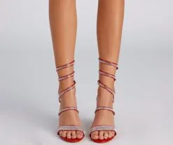 Windsor. The Glam Life Rhinestone Block Heels 23 Windsor. The Glam Life Rhinestone Block Heels -Formal Dresses Online Shop 07401 3236 2