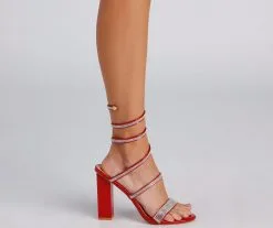 Windsor. The Glam Life Rhinestone Block Heels -Formal Dresses Online Shop 07401 3236 3 1