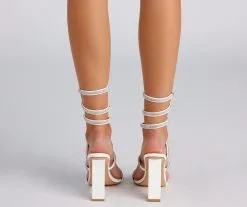 Windsor. The Glam Life Rhinestone Block Heels -Formal Dresses Online Shop 07401 3237 4 1