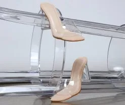 Windsor. Clearly On Trend Lucite Mules