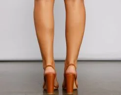 Windsor. Sleek And Trendy Strappy Block Heels -Formal Dresses Online Shop 07401 3378 5