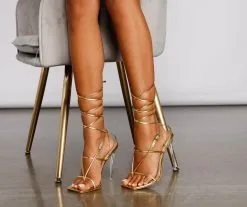 Windsor. Strut It Out Strappy Stiletto Heels