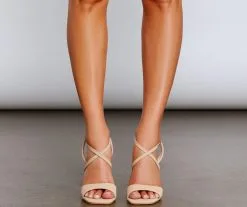 Windsor. Basic Criss-Cross Thin Block Heels -Formal Dresses Online Shop 07401 3435 2 a96ef6d9 8577 4ece 875e b1dae9c3ced2