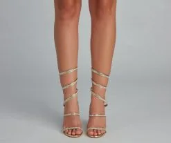 Windsor. Make It Shine Rhinestone Spiral Stiletto Heels -Formal Dresses Online Shop 07401 3443 2 1