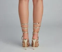 Windsor. Make It Shine Rhinestone Spiral Stiletto Heels -Formal Dresses Online Shop 07401 3443 4 1