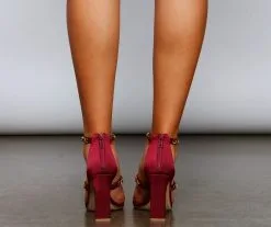 Windsor. Luxe Accents Triple Strap Heels 21 Windsor. Luxe Accents Triple Strap Heels -Formal Dresses Online Shop 07401 3484 5 801dc34c c44d 447a 8768 18ccb4ae3005