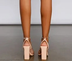 Windsor. Total Stud PVC Studded Block Heels -Formal Dresses Online Shop 07401 3494 5