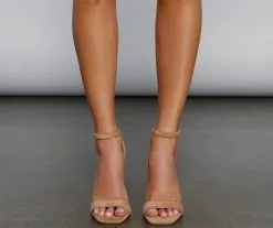 Windsor. Essential Faux Suede Block Heels -Formal Dresses Online Shop 07401 3499 2