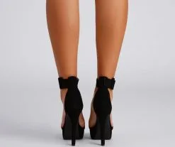 Windsor. Glam Heights Rhinestone Nubuck Stiletto Heels -Formal Dresses Online Shop 07401 3594 4