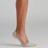 Windsor. Elegant Shine Rhinestone PVC Stiletto Pumps -Formal Dresses Online Shop 07401 3620 3 1