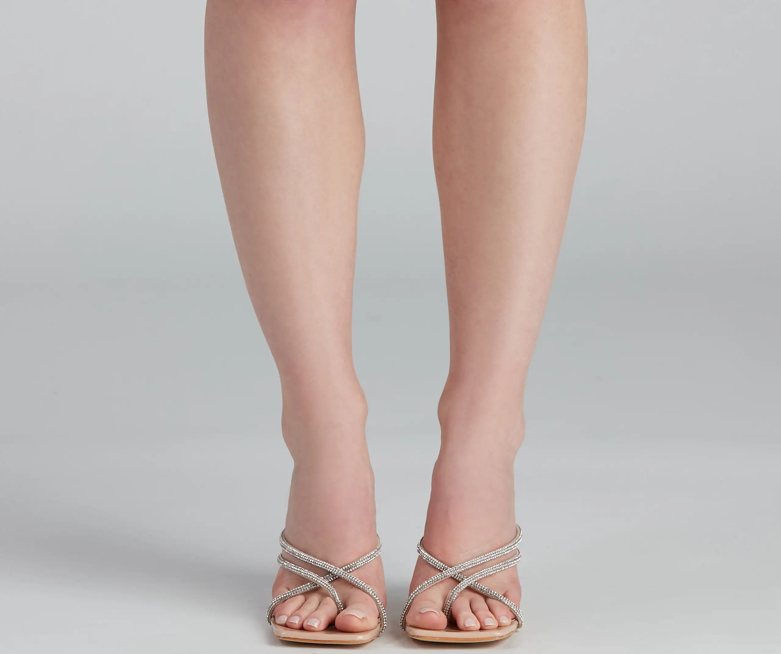 Windsor. Dazzle In Rhinestone Square Toe Mules 4 Windsor. Dazzle In Rhinestone Square Toe Mules - Image 2