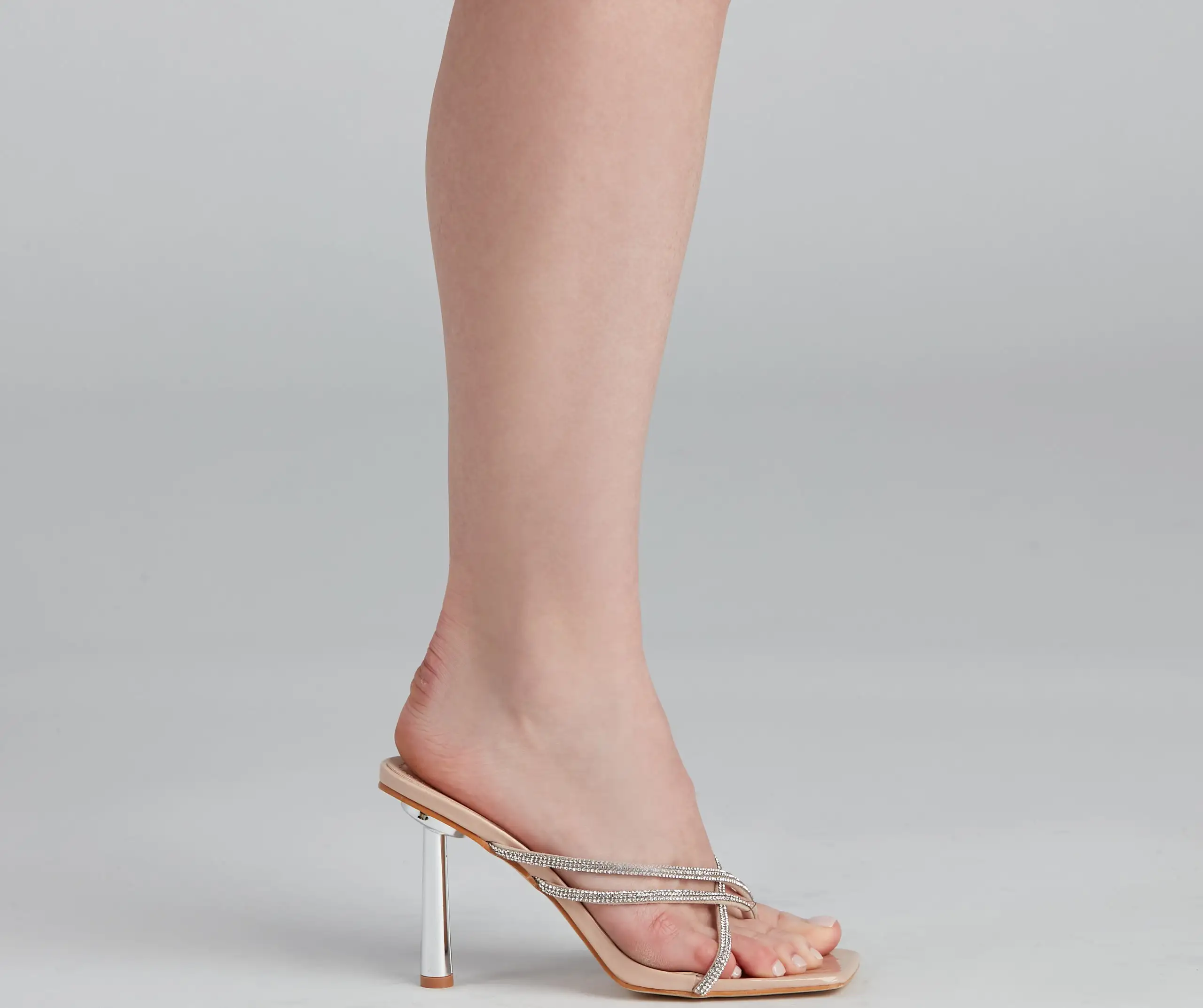 Windsor. Dazzle In Rhinestone Square Toe Mules 5 Windsor. Dazzle In Rhinestone Square Toe Mules - Image 3