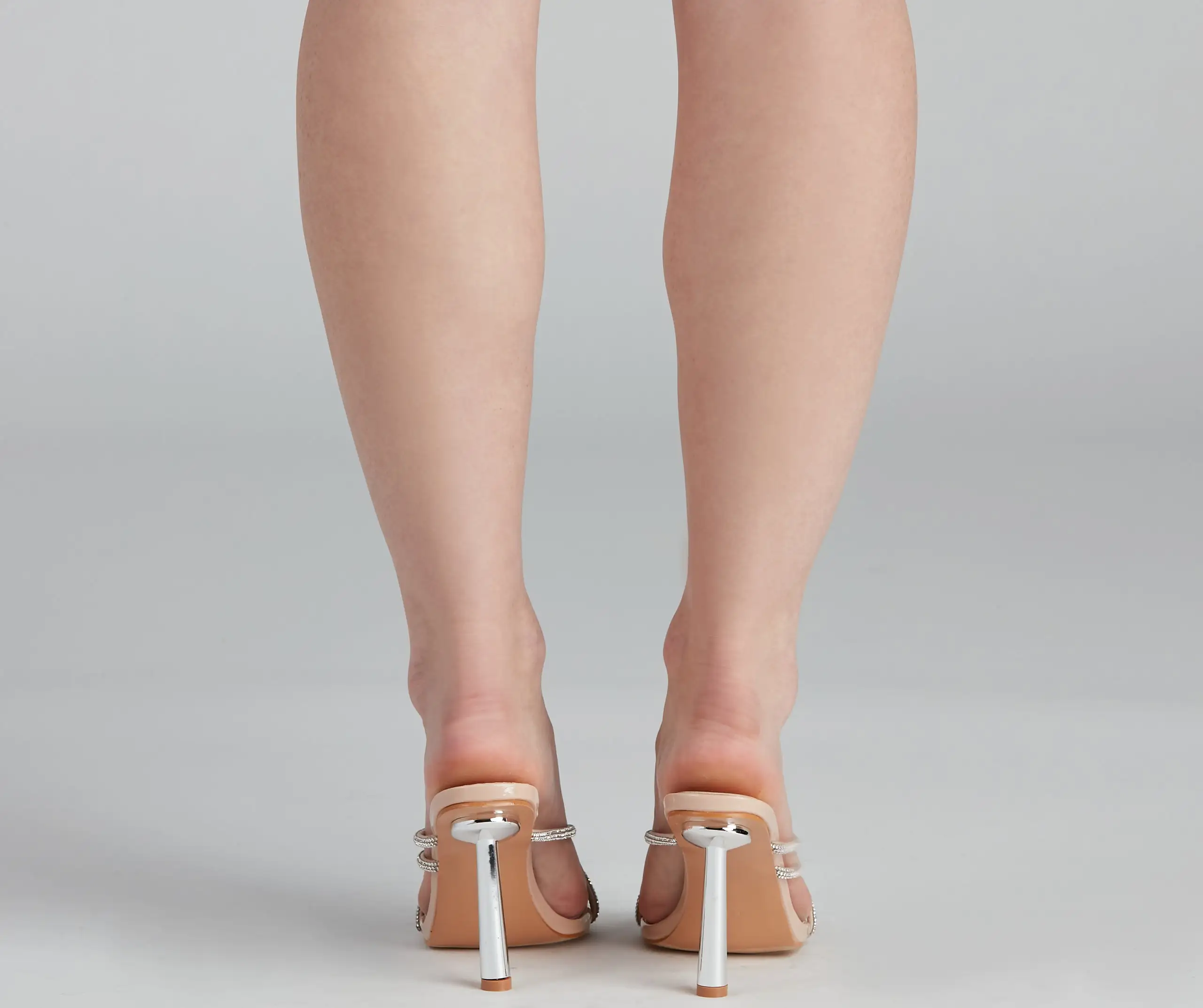 Windsor. Dazzle In Rhinestone Square Toe Mules 6 Windsor. Dazzle In Rhinestone Square Toe Mules - Image 4