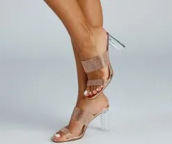 Windsor. Light Up The Night Rhinestone Mules