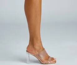 Windsor. Light Up The Night Rhinestone Mules -Formal Dresses Online Shop 07401 3632 4