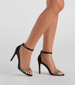 Windsor. Twinkle Toes Satin Stiletto Heels