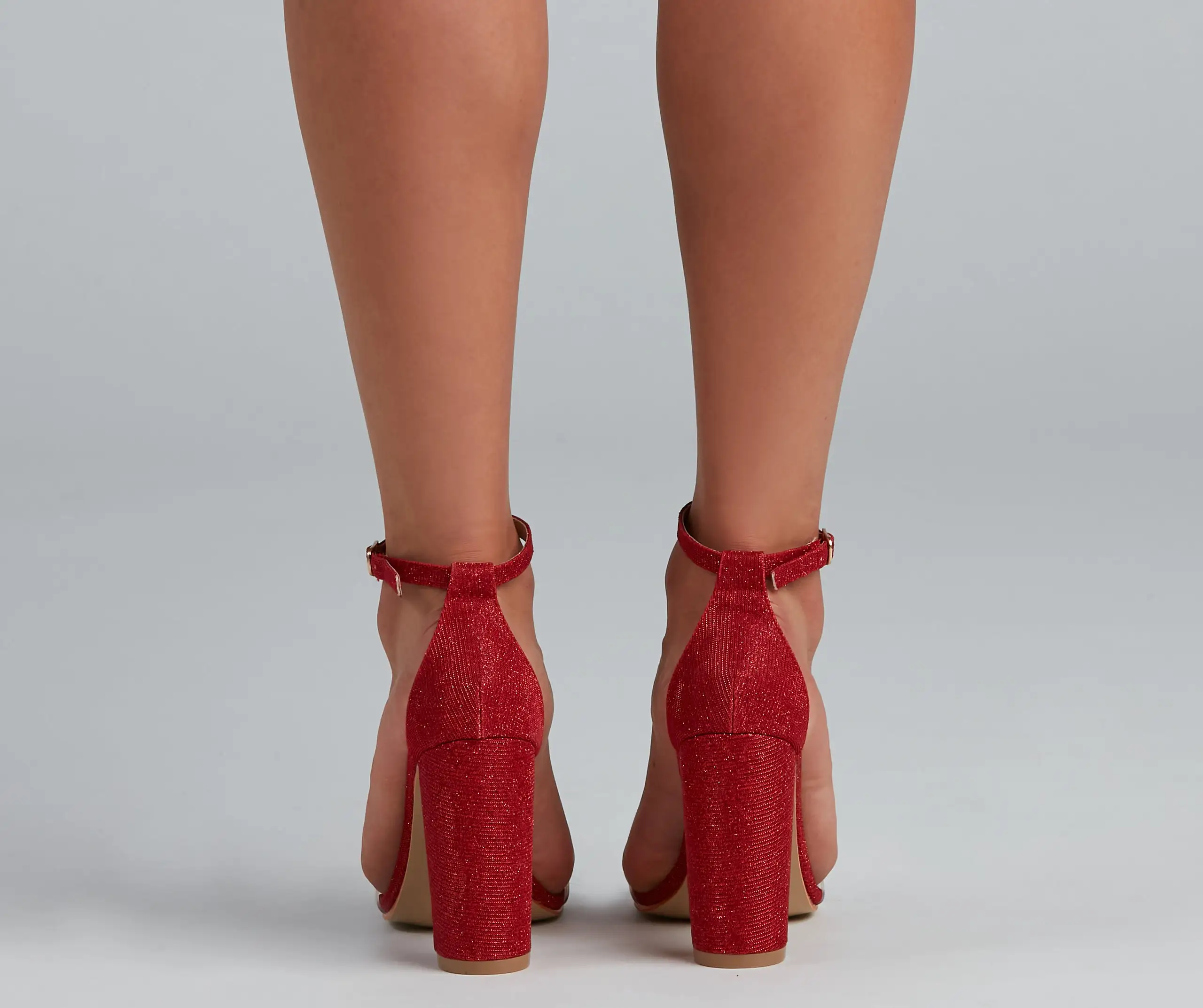 Windsor. Strides Of Shine Glitter Block Heels 6 Windsor. Strides Of Shine Glitter Block Heels - Image 4