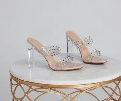 Windsor. Total Stud Lucite Block Mules 16 Windsor. Total Stud Lucite Block Mules -Formal Dresses Online Shop 07401 3807 1