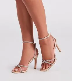Windsor. Haute Line Bling Stiletto Heels