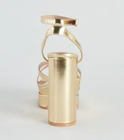 Windsor. Set To Stun Metallic Platform Heels -Formal Dresses Online Shop 07401 4147 4