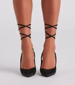 Windsor. Chic Glam Rhinestone Lace-Up Stiletto Heels -Formal Dresses Online Shop 07401 4171 3 54523732 cf43 4752 a1fb 5e87c82ae0b1