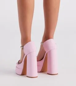 Windsor. Pretty Girl Walk Rhinestone Platform Heels -Formal Dresses Online Shop 07401 4194 4