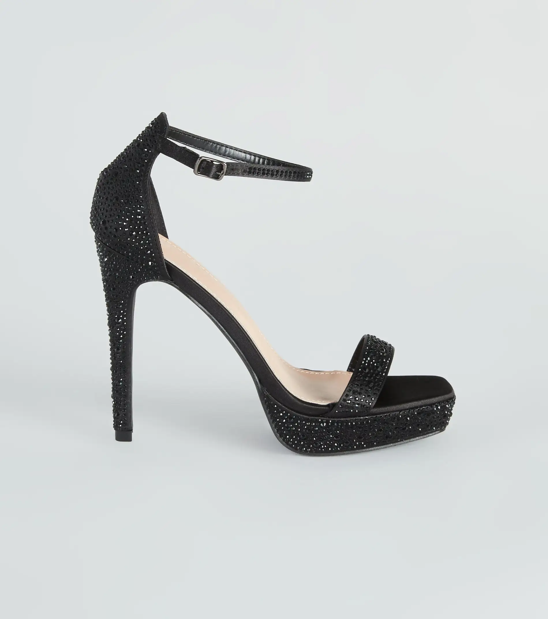 Windsor. Sparkle At Midnight Rhinestone Platform Heels 4 Windsor. Sparkle At Midnight Rhinestone Platform Heels - Image 2