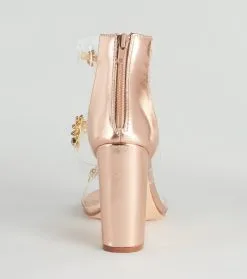 Windsor. Gorgeous Glam Gemstone Metallic Block Heels -Formal Dresses Online Shop 07401 4414 4 1