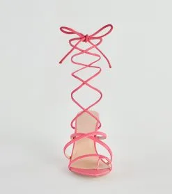 Windsor. Strapped Stunner Lace-Up Stiletto Heels 8 Windsor. Strapped Stunner Lace-Up Stiletto Heels -Formal Dresses Online Shop 07401 4429 3