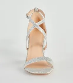 Windsor. About The Sparkle Glitter Mesh Block Heels -Formal Dresses Online Shop 07401 4431 3