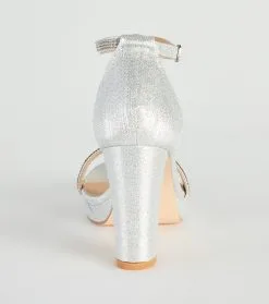 Windsor. Glam Time Rhinestone Glitter Platform Heels -Formal Dresses Online Shop 07401 4474 4 0b246063 7fd4 43b2 931c 6ef6147637e1