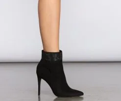 Windsor. Rhinestone Cuff Stiletto Booties -Formal Dresses Online Shop 07403 0198 5
