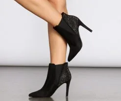 Windsor. She's A Hard Hitter Stiletto Booties