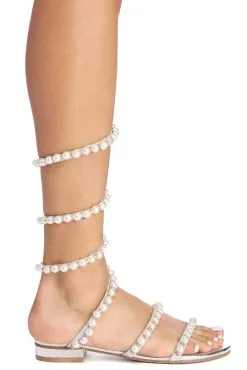 Windsor. Luxe Pearl Chrome Sandals -Formal Dresses Online Shop 07404 0010 4 30641fcd fb0f 4e87 81d0 fd512a7bc144