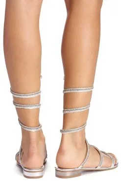 Windsor. Glitz In Rhinestones Chrome Sandals 20 Windsor. Glitz In Rhinestones Chrome Sandals -Formal Dresses Online Shop 07404 0012 3