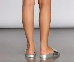 Windsor. Slidin' In Ur Dm's Snake Textured Slides -Formal Dresses Online Shop 07404 0100 3